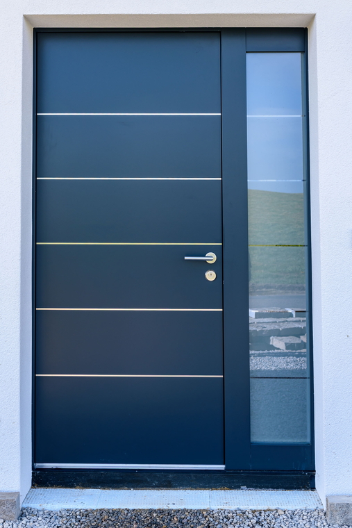 Haustüre mit Festteil